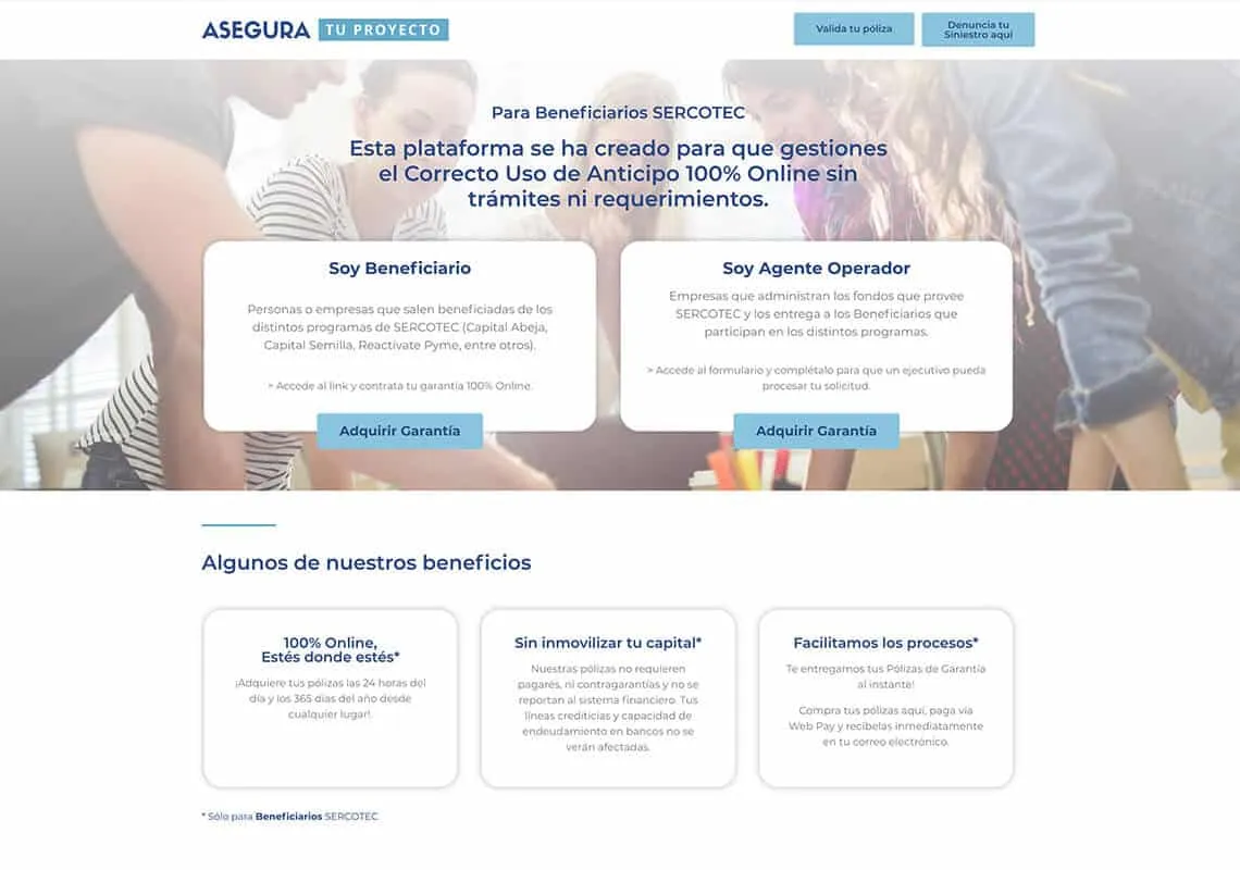 Proyecto Asegura tu Proyecto