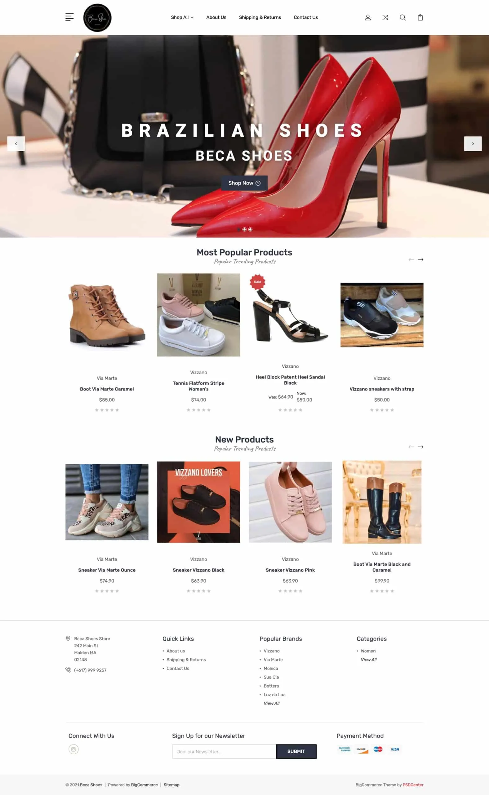 Captura del sitio Bekashoes