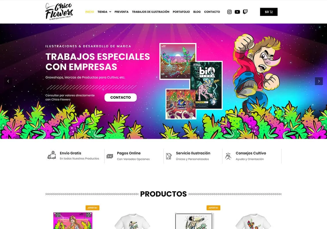 Proyecto Chico Flowers