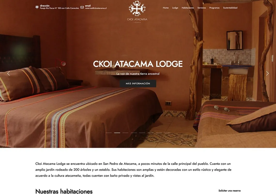 Proyecto Ckoi Atacama Lodge