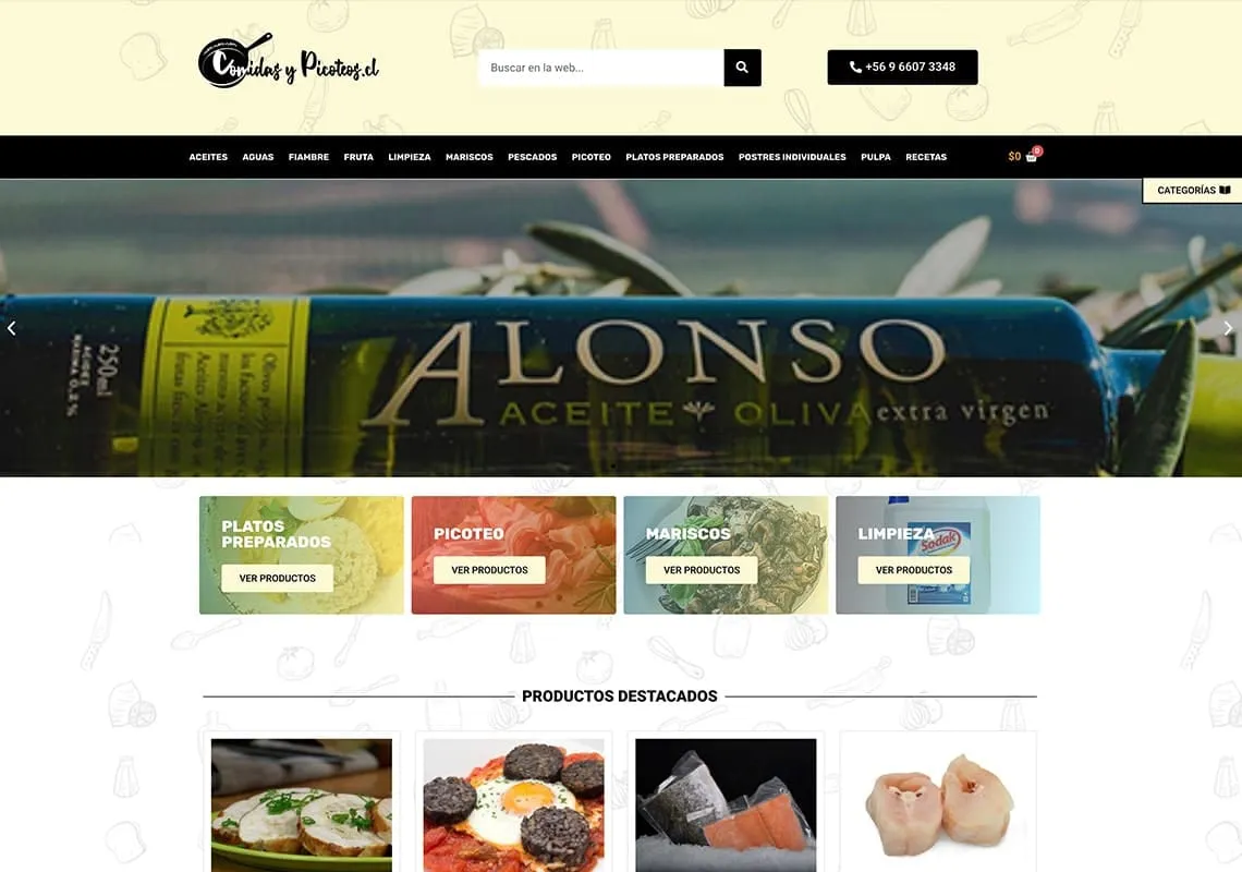 Proyecto Comidas y Picoteos
