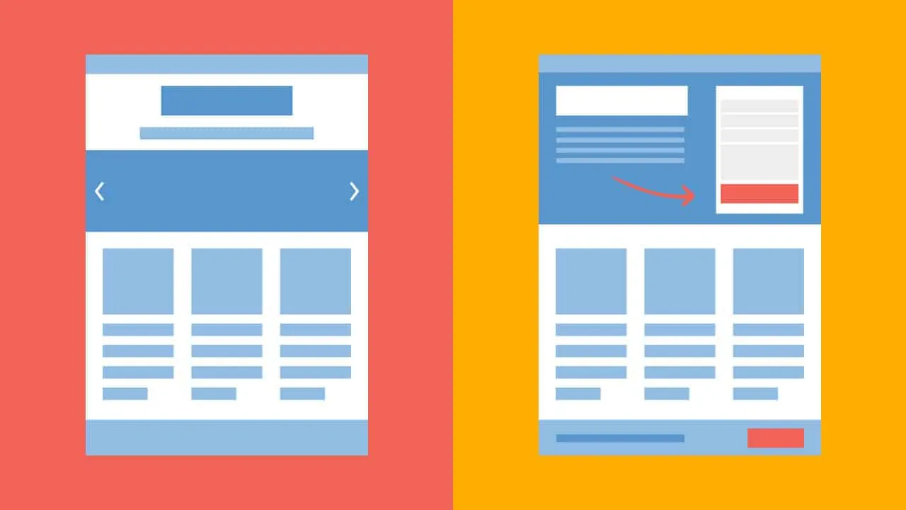 Sitio web vs. landing page