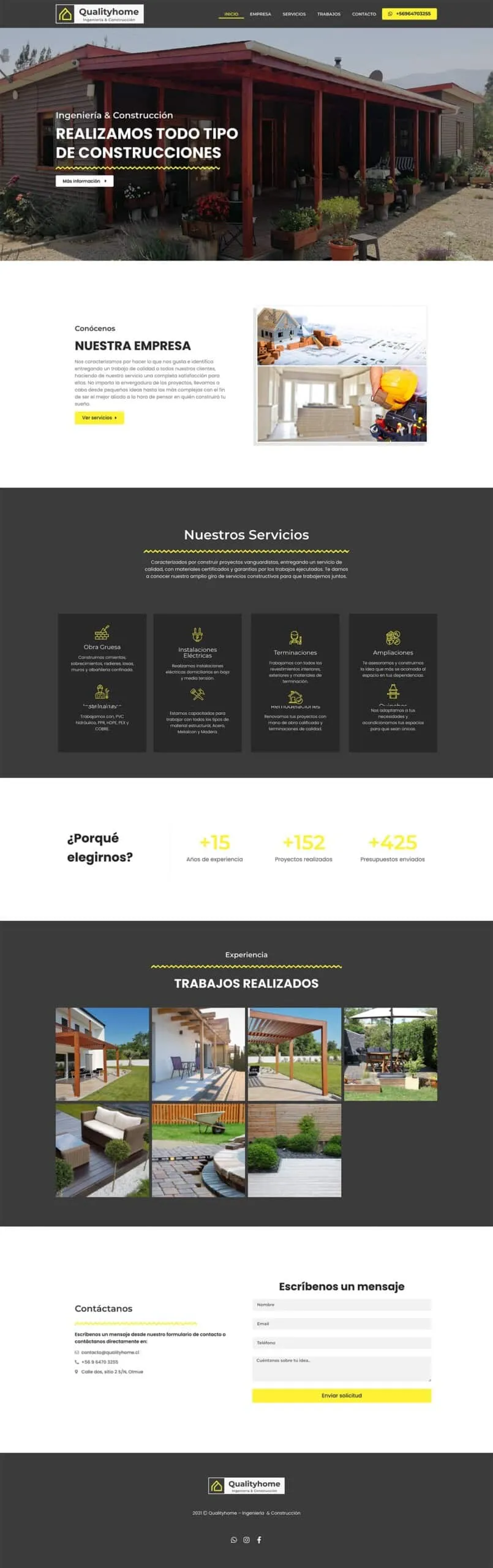 Captura del sitio Qualityhome