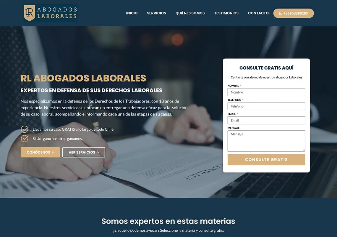 Proyecto RL Abogados Laborales